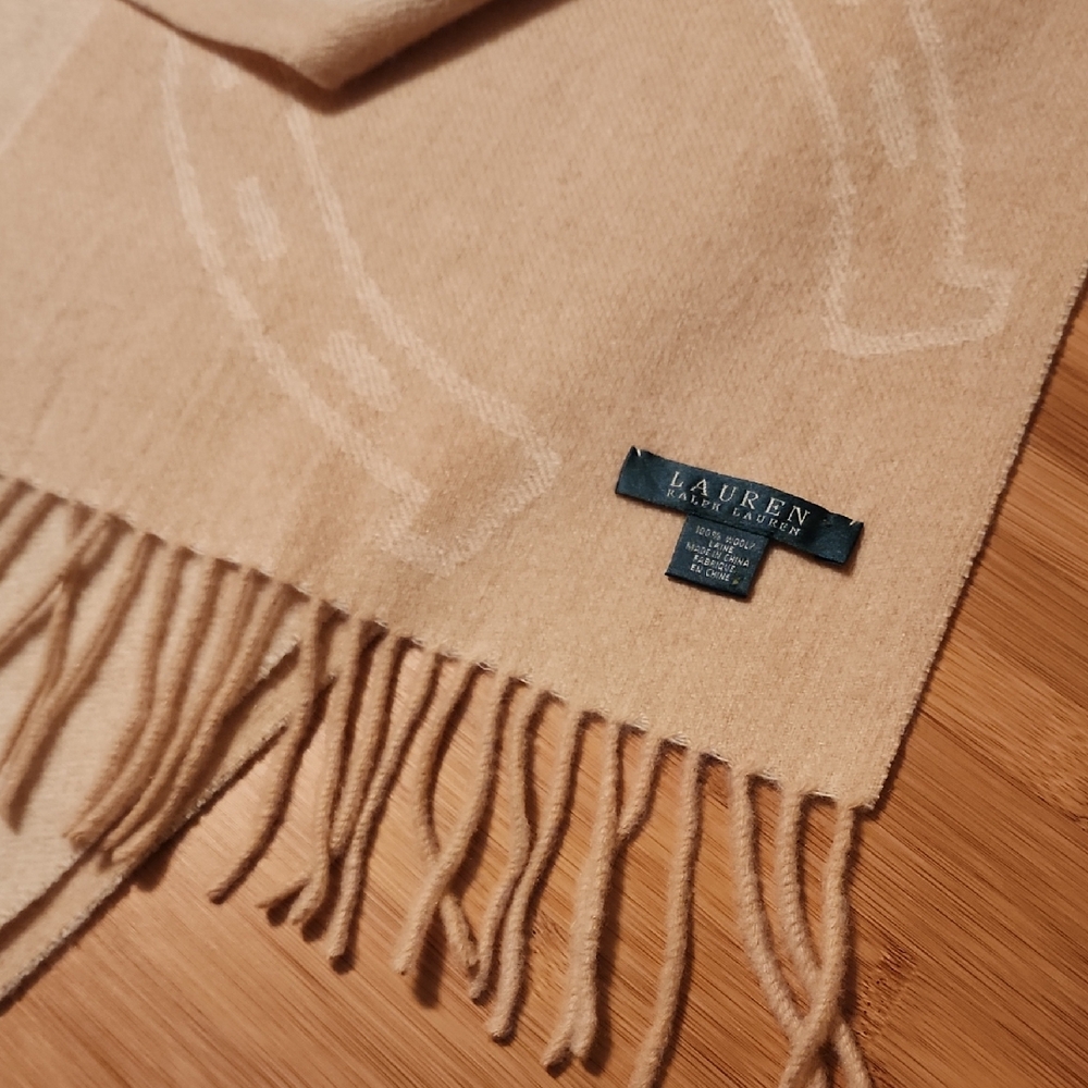 Ralph Lauren Wool Equestrian Scarf